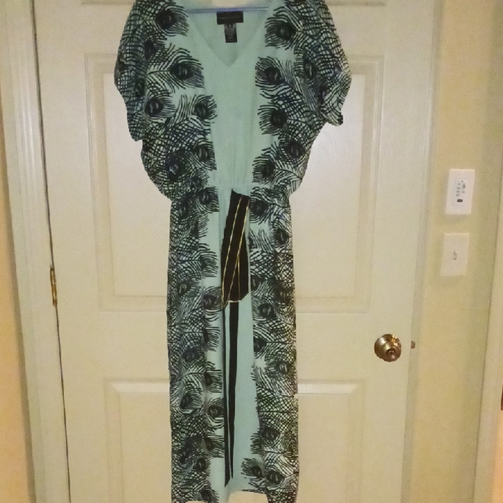 Corey Lynn Calter Mint and Black Dress